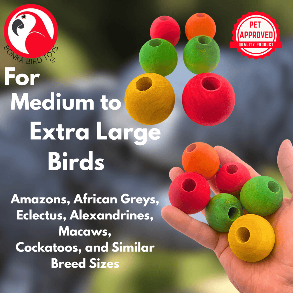 1157 Pk6 1.5" Big Wood Balls