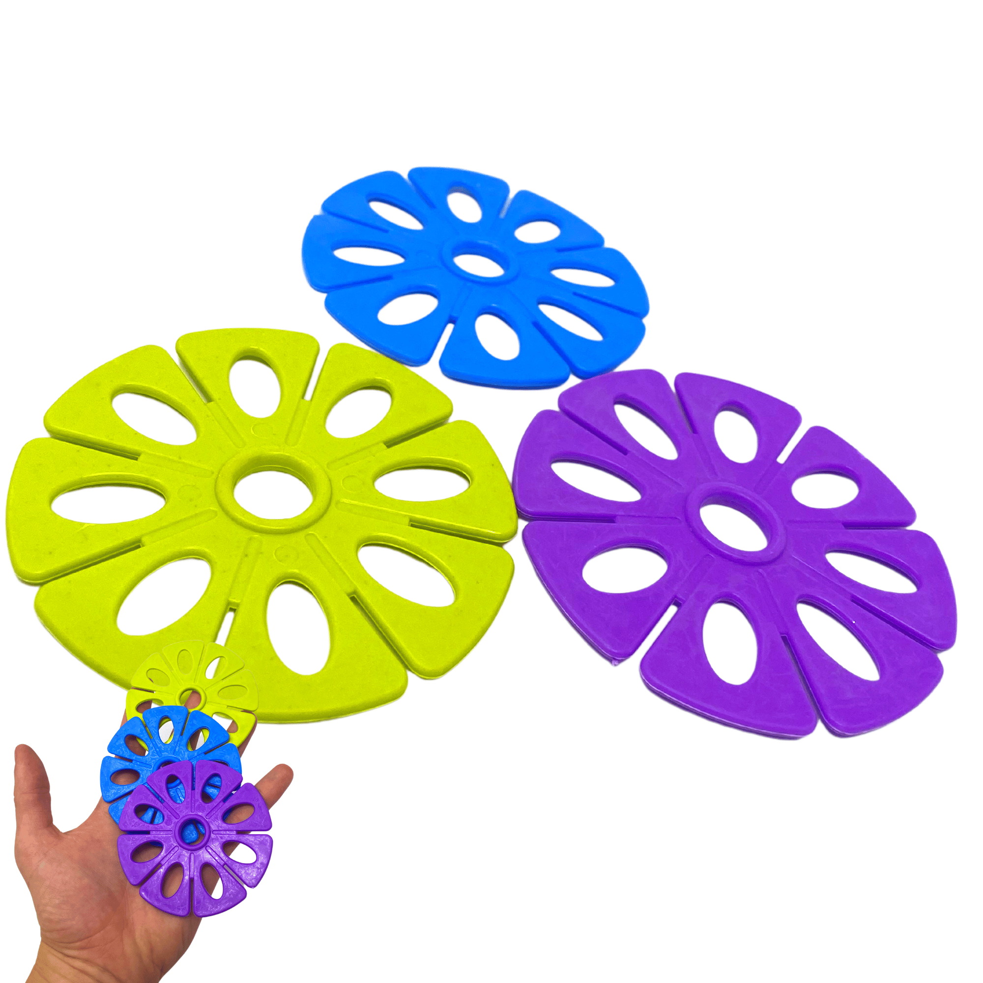 2918 Pk3 Large Round Snowflakes
