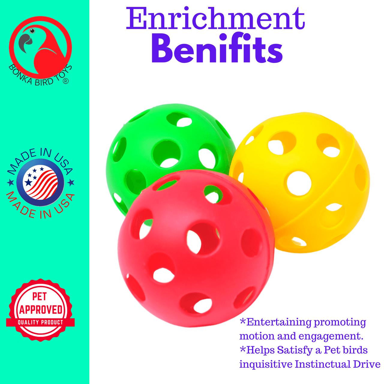 2169 Pk3 2.75-Inch Foraging Balls