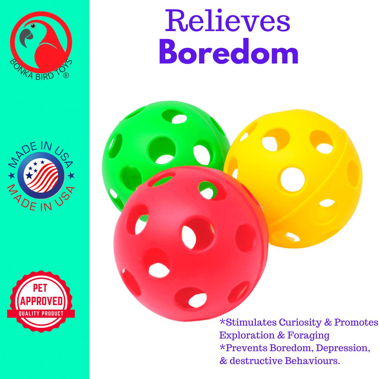2169 Pk3 2.75-Inch Foraging Balls