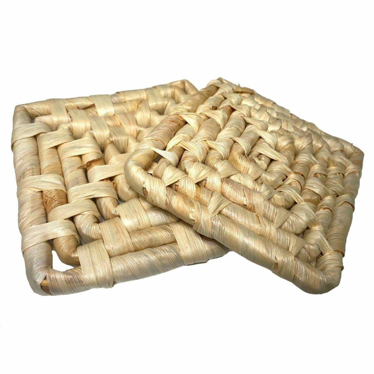 2254 Pk2 Palm Leaf Square Mats 6X6
