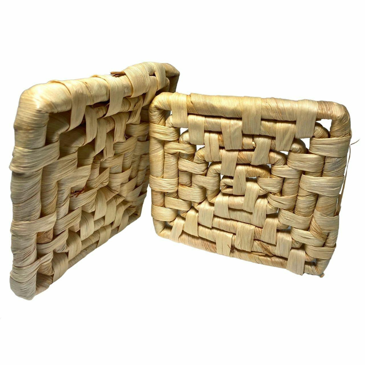 2254 Pk2 Palm Leaf Square Mats 6X6