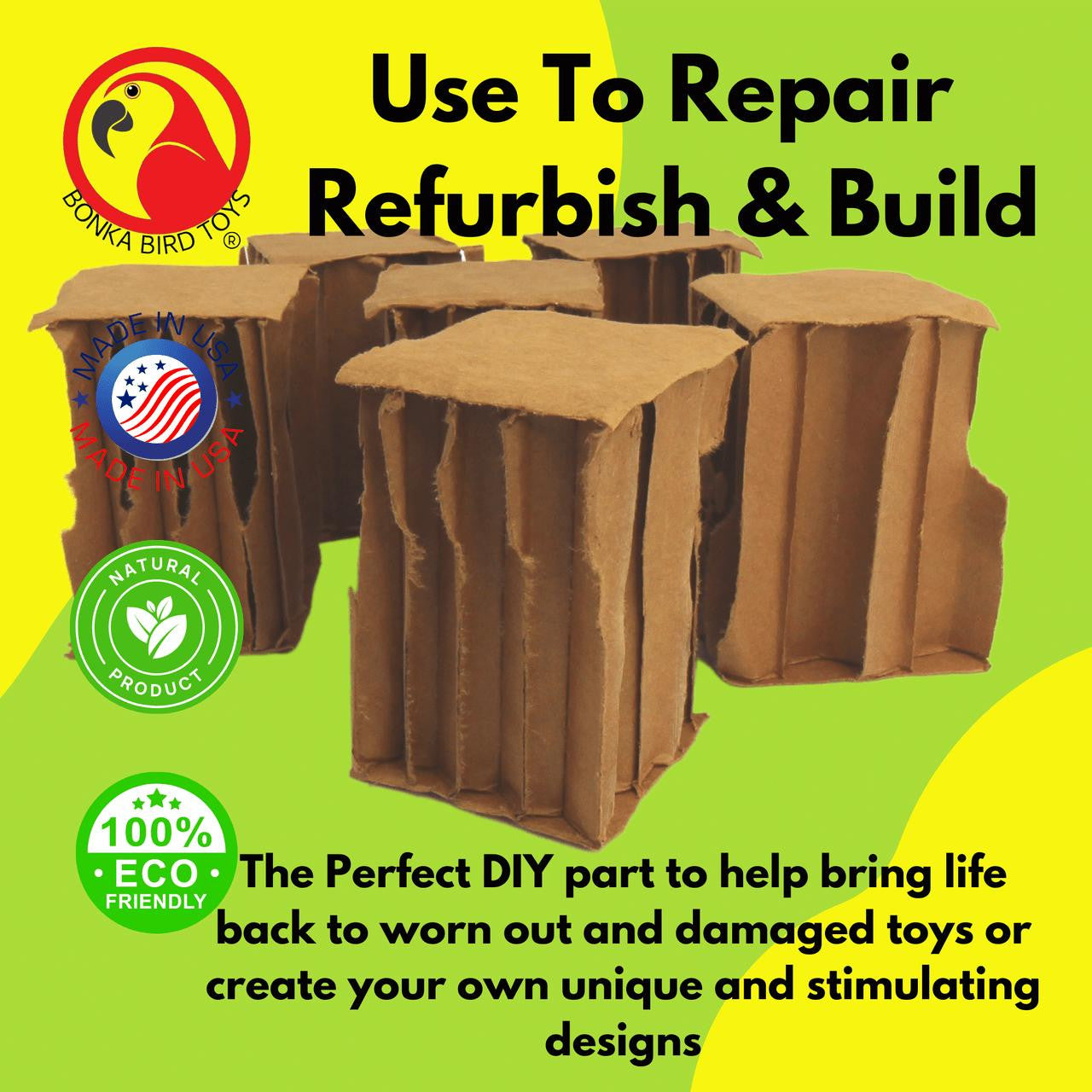 2294 Pk6 Oblong 3 Inch cardboard cube