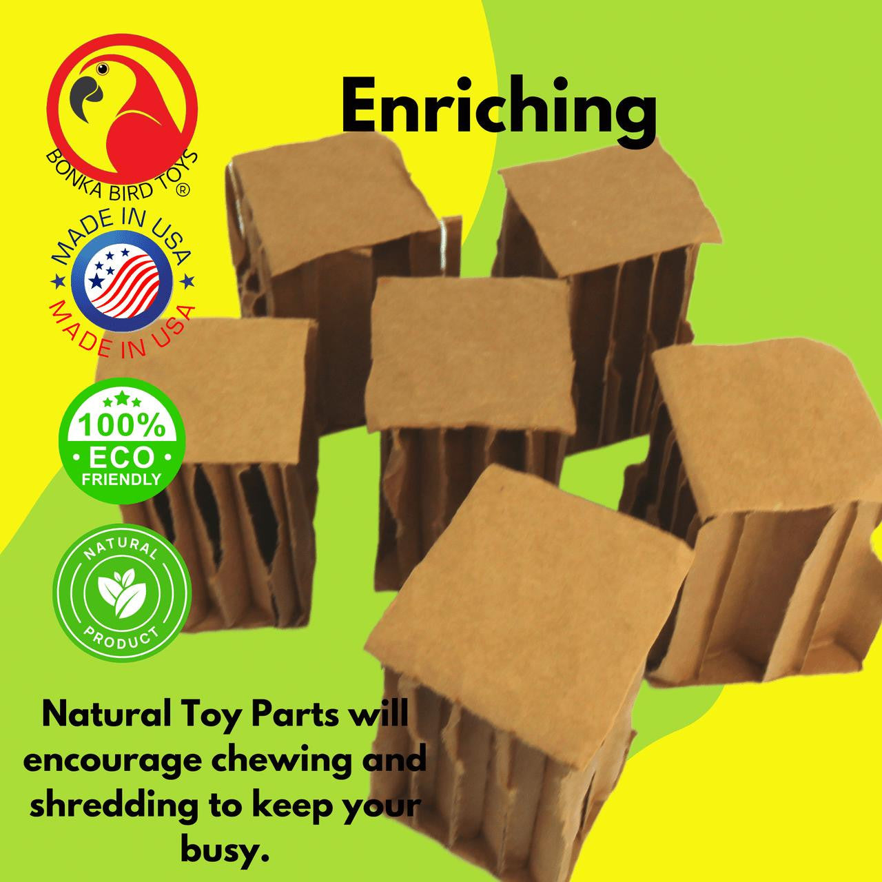 2294 Pk6 Oblong 3 Inch cardboard cube