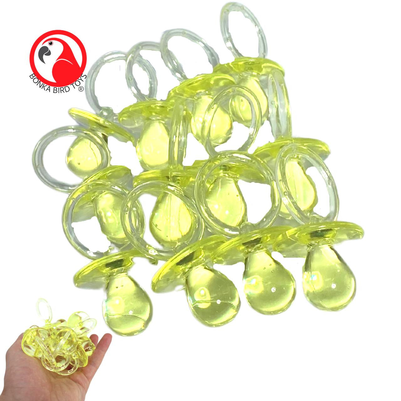 2825 Pk12 Large Acrylic Pacifiers