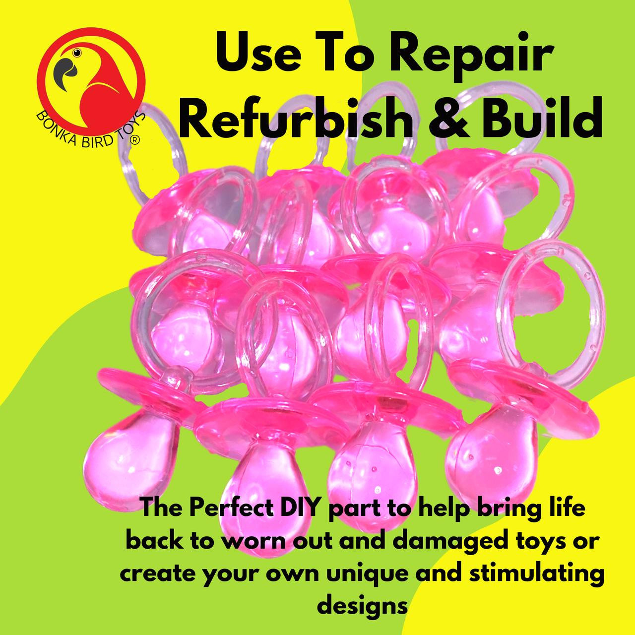 2825 Pk12 Large Acrylic Pacifiers