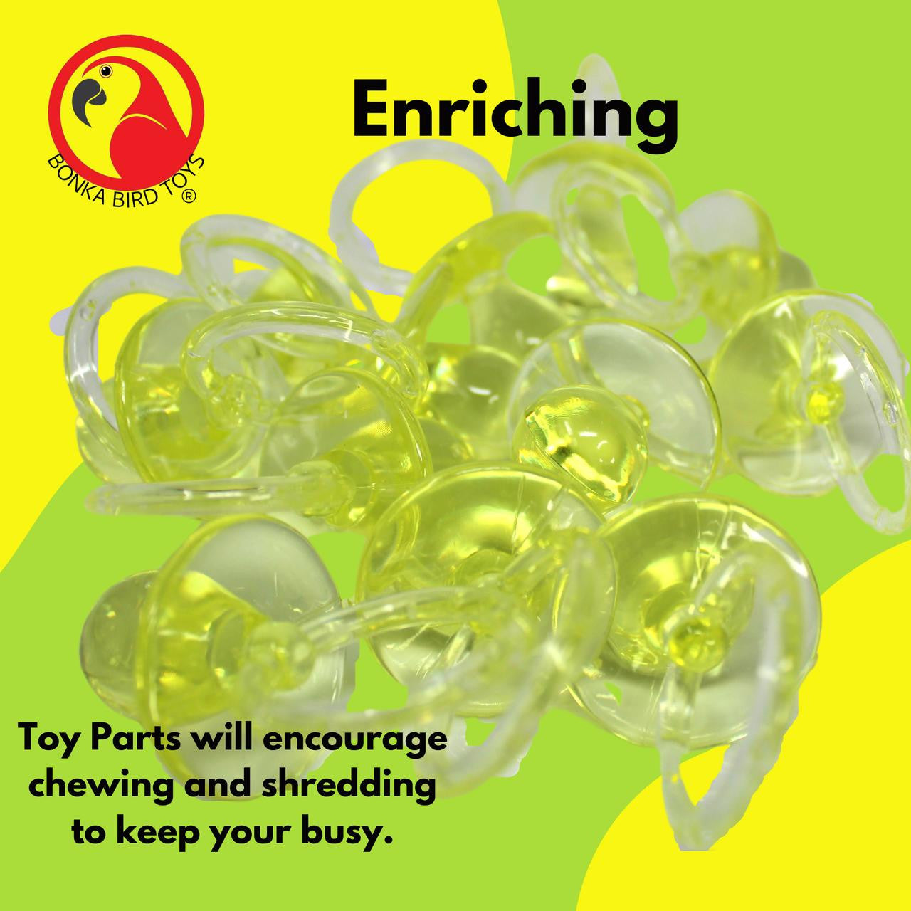 2825 Pk12 Large Acrylic Pacifiers