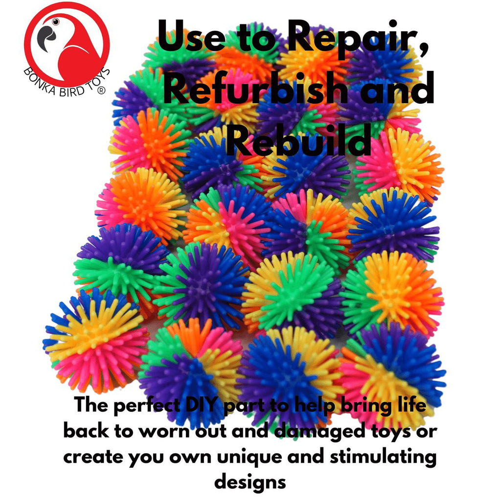 Small Rainbow Spike Balls