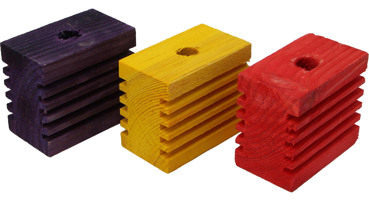 3476 Pk3 Ribbed Rectangle 2.25 Inch