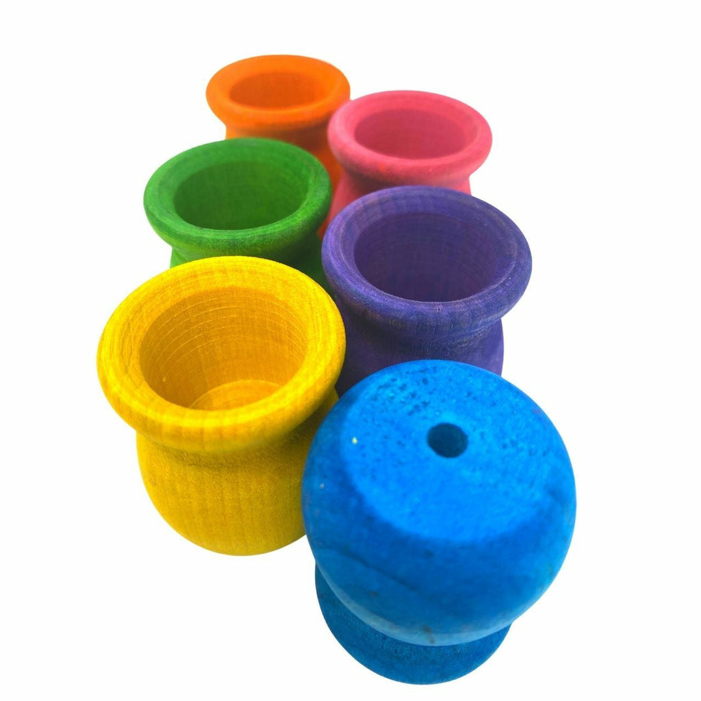 3560 Pk6 Colored Candle Cups