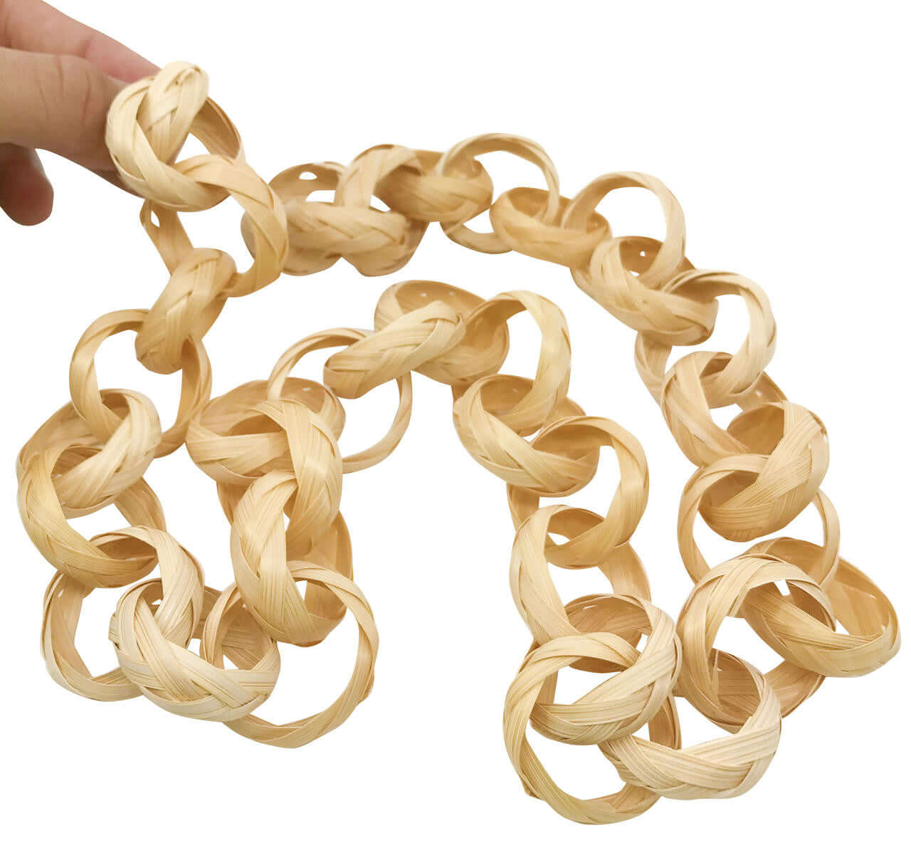 800 Bamboo 30-Inch Chain Foot Talon Craft Part Bird Toy